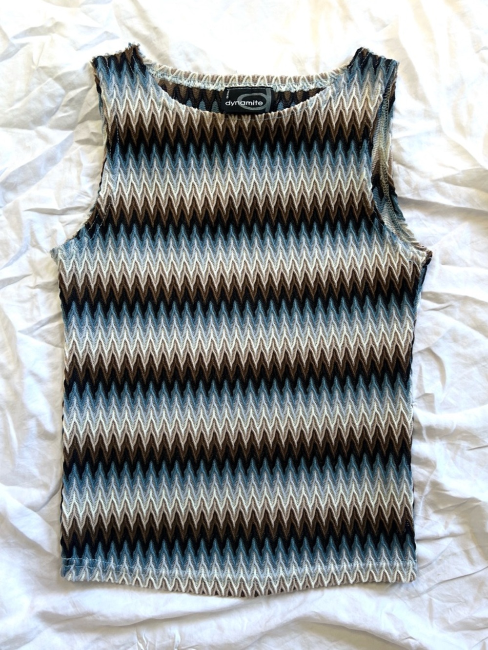 💙Vintage // Chevron Knit Tank Top💙